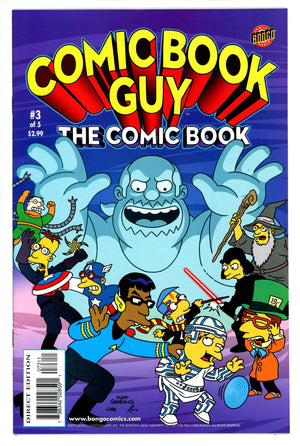 Bongo Comics Presents Comic Book Guy: The Comic Book 3 NM- (9.2) (2010)
