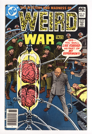 Weird War Tales Vol 1 81 GD/VG (3.0) (1979)