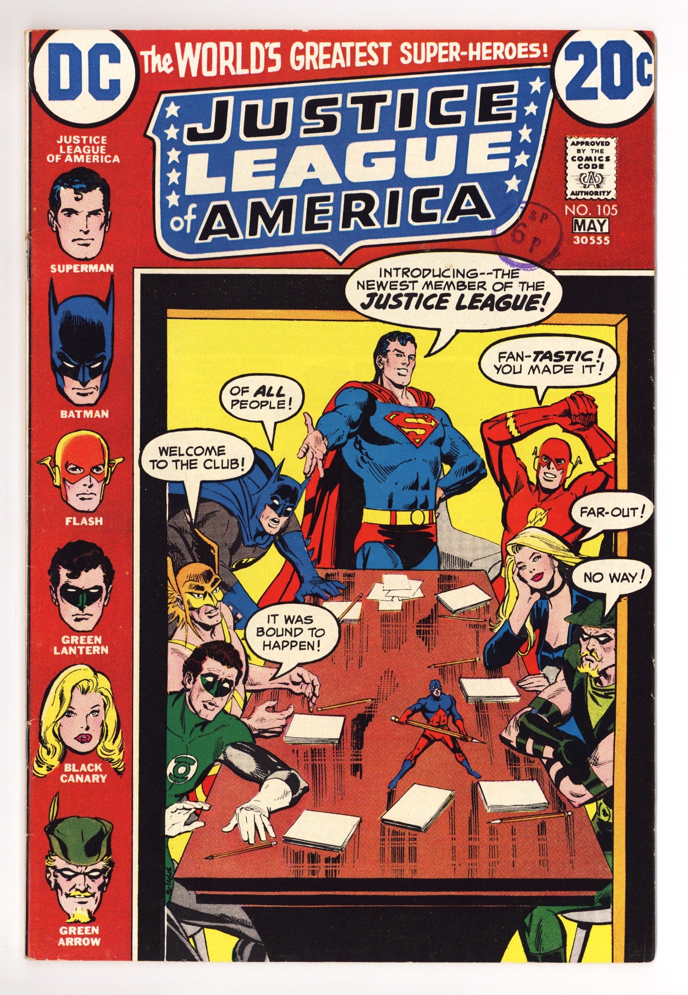 Justice League of America Vol 1 105 FN (6.0) (1973) 