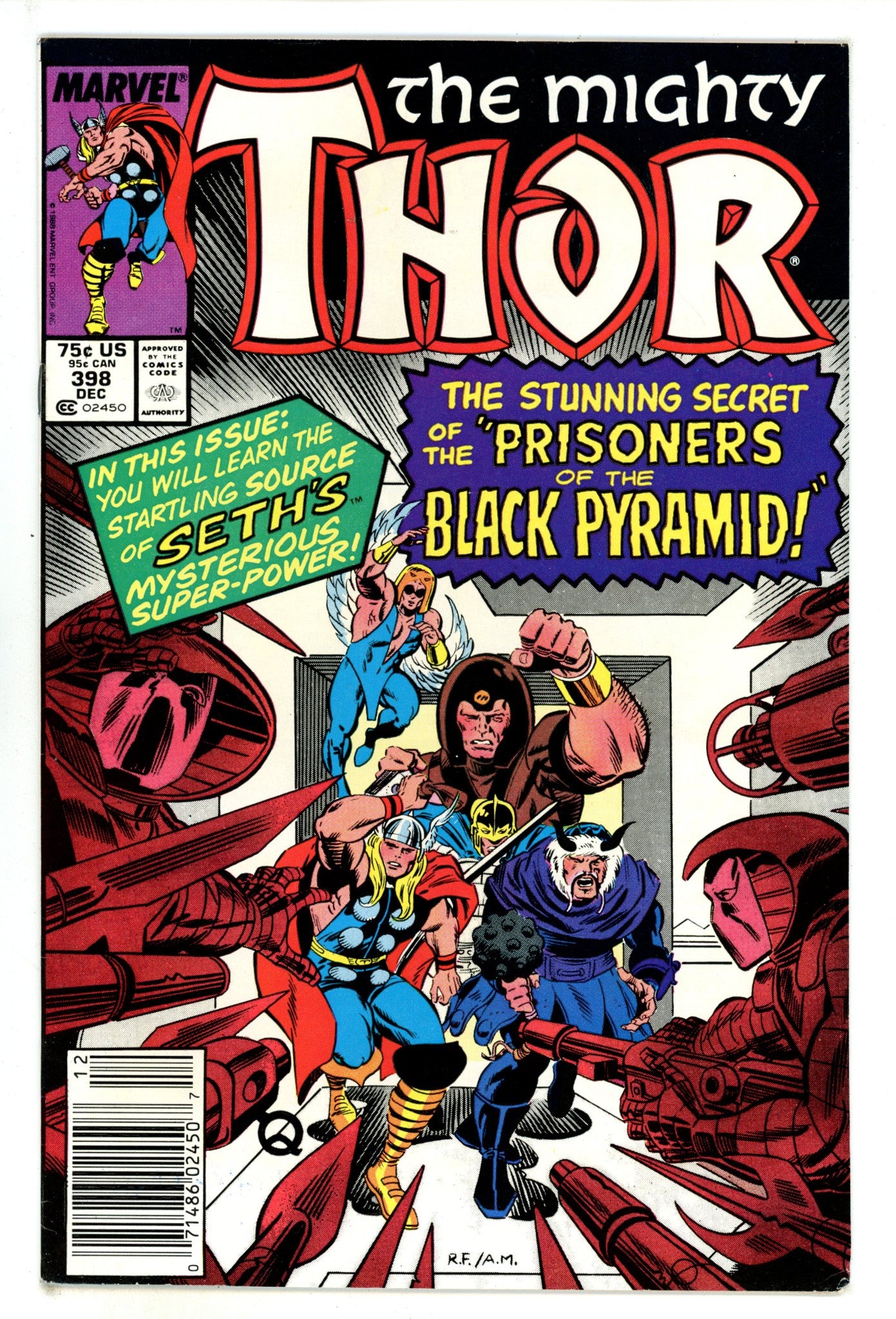 Thor Vol 1 398  High Grade   (1988)     Newsstand  