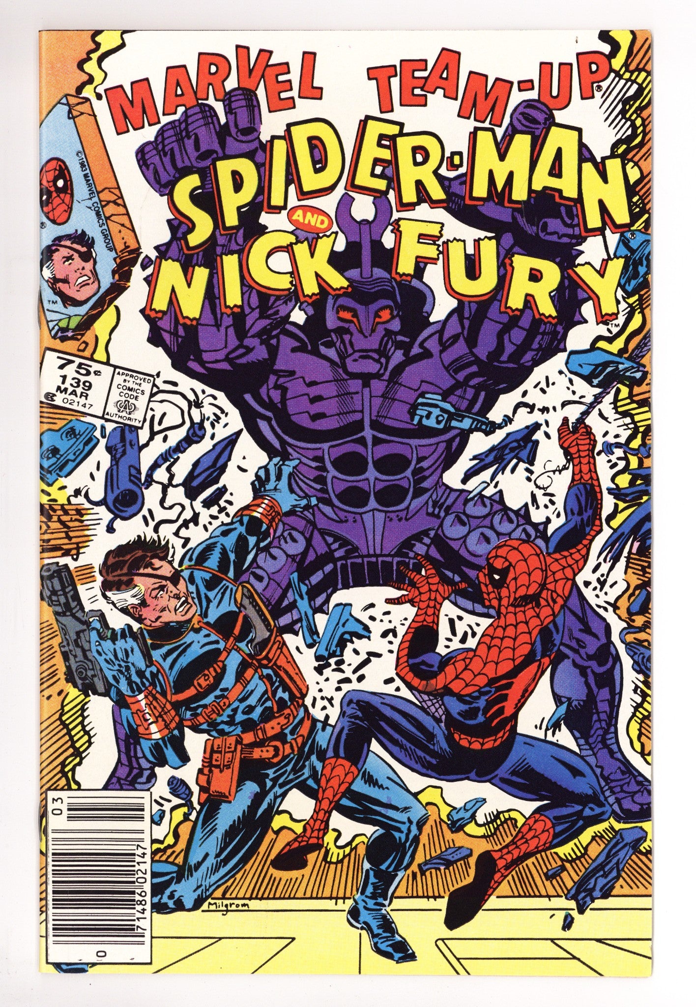 Marvel Team-Up Vol 1 139 VF+ (8.5) (1984) Canadian Price Variant 