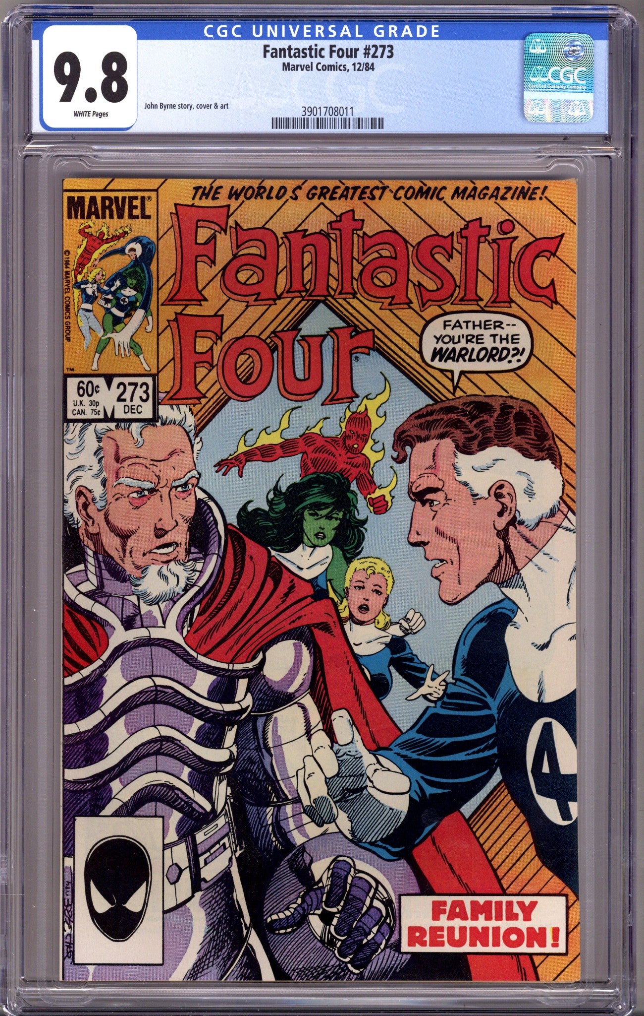 Fantastic Four Vol 1 273 CGC 9.8 (NM/M) (1984) 