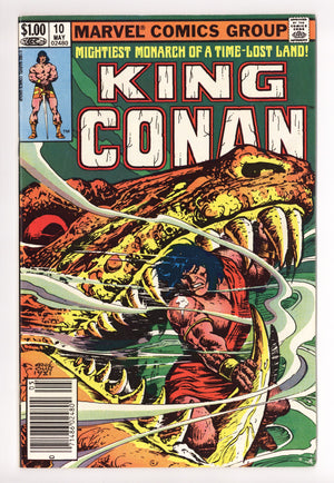 King Conan 10 Mid Grade (1982) Newsstand