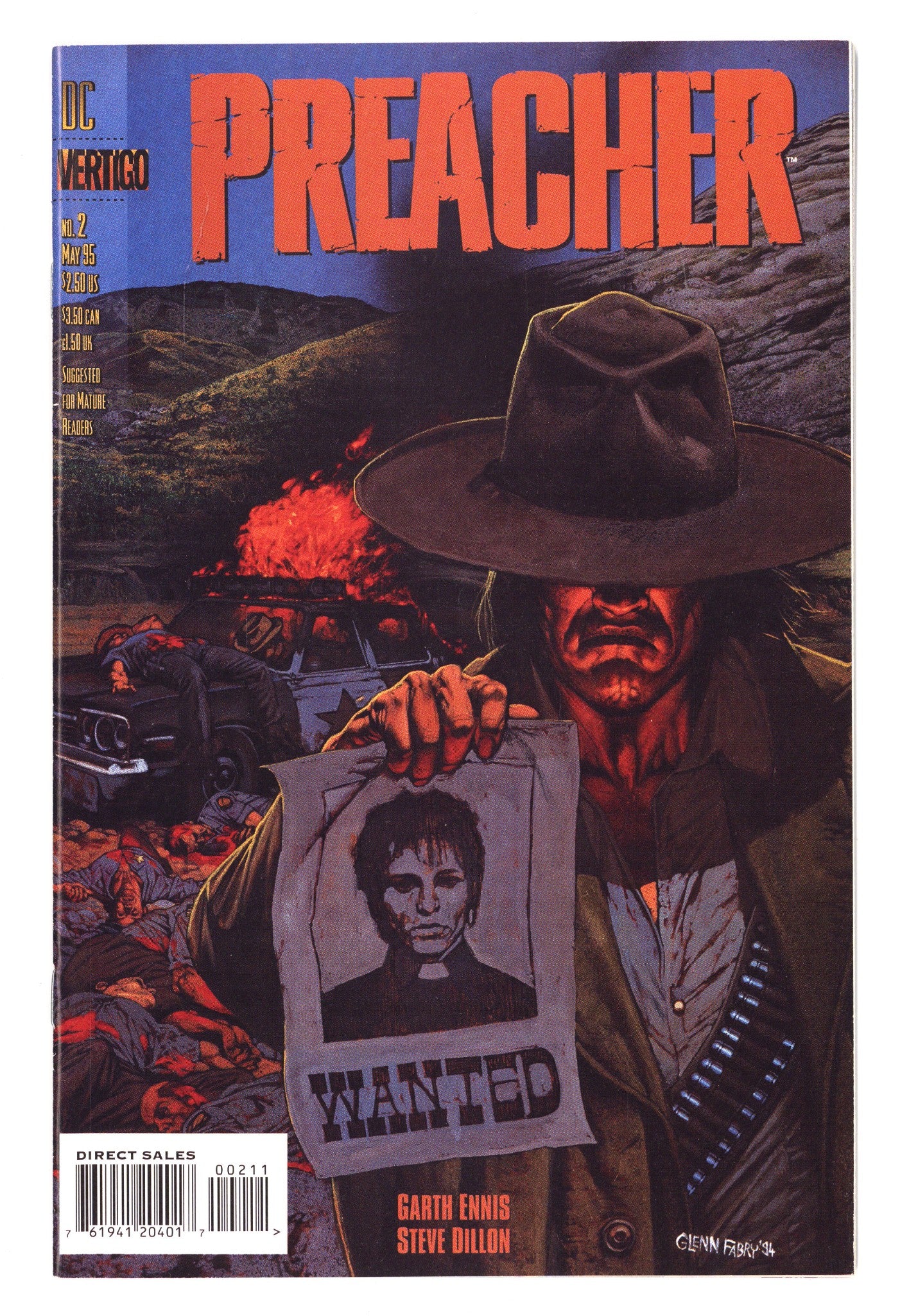 Preacher 2 VF- (7.5) (1995) 