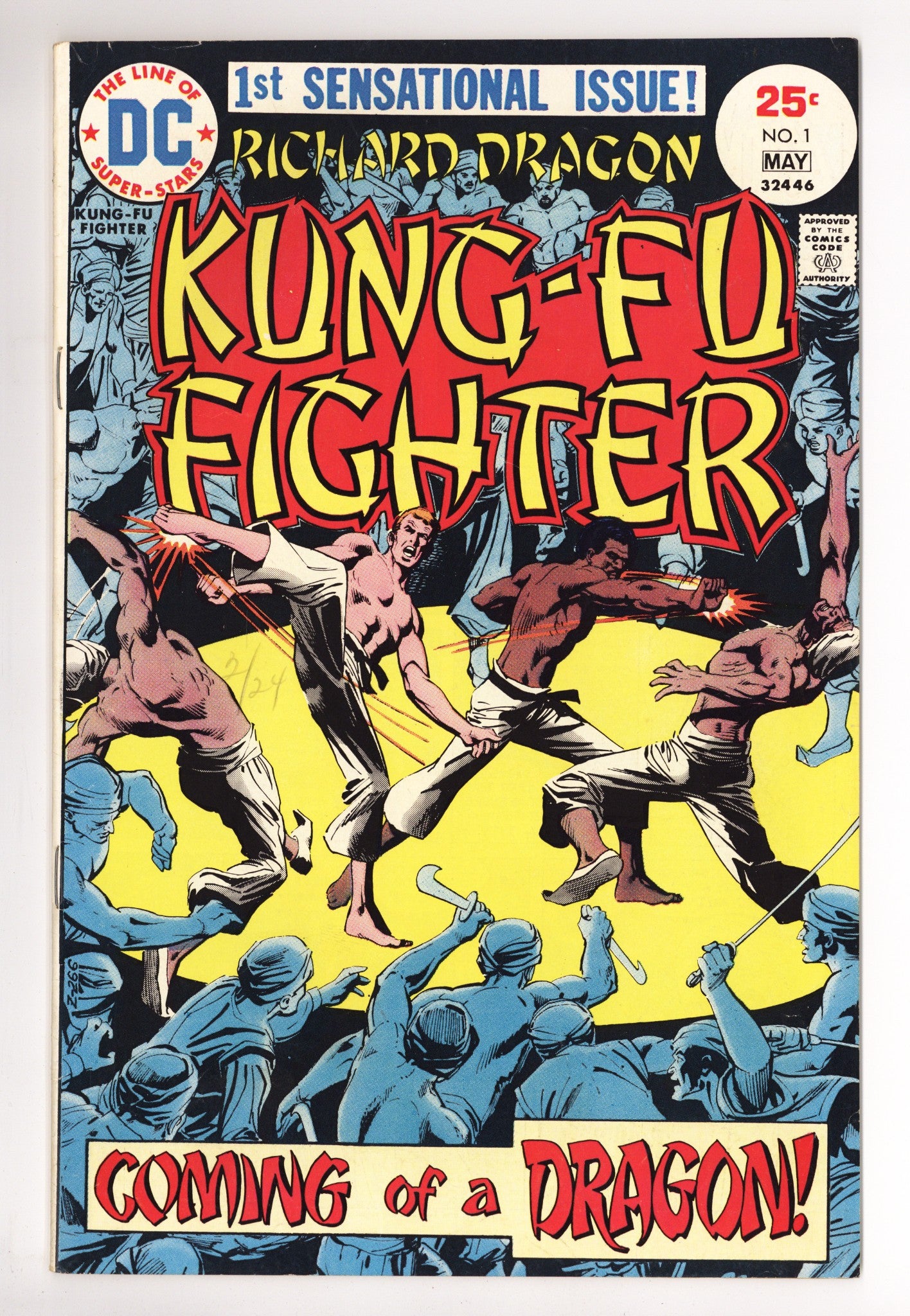Richard Dragon, Kung-Fu Fighter 1 VG+ (4.5) (1975) 