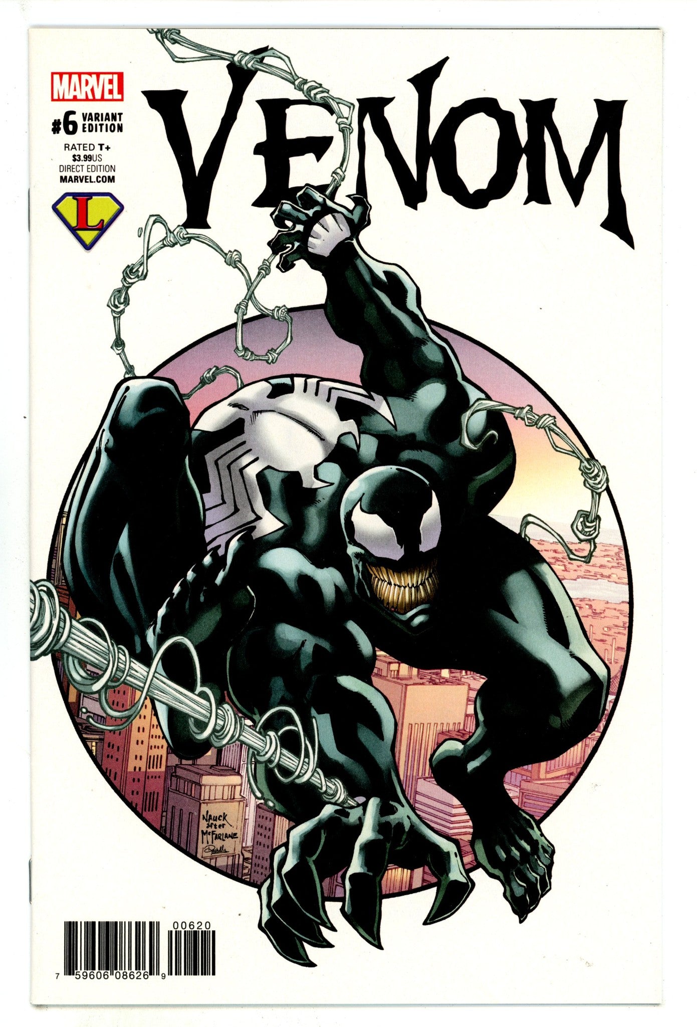 Venom Vol 3 6 NM- (9.2) (2017) Nauck Exclusive Variant 