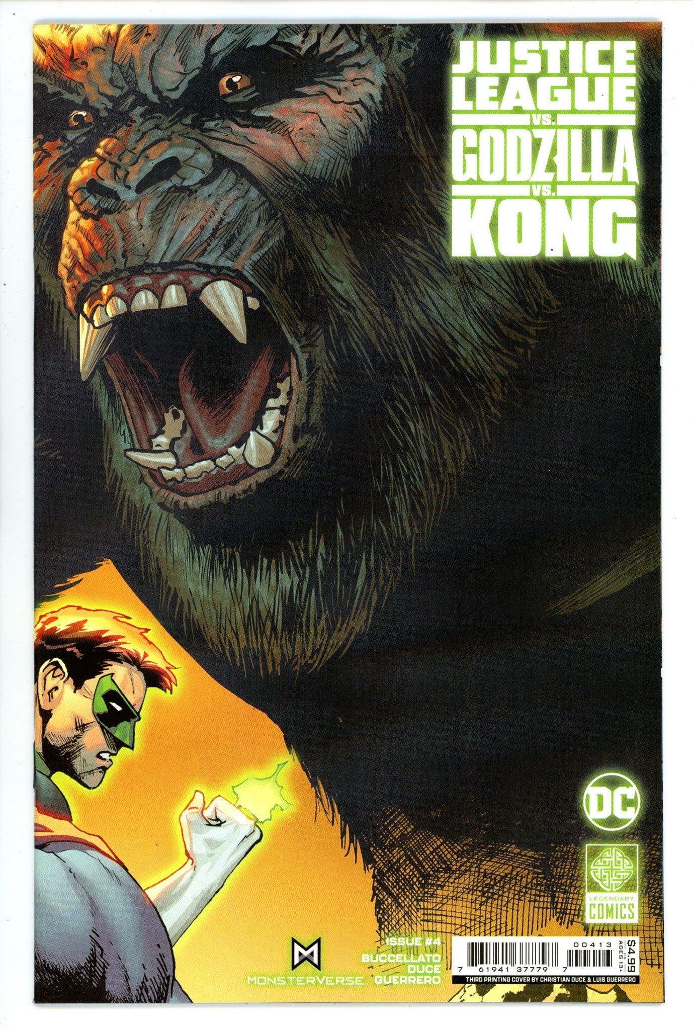 Justice League Vs Godzilla Vs Kong 4 Final Print (2024)