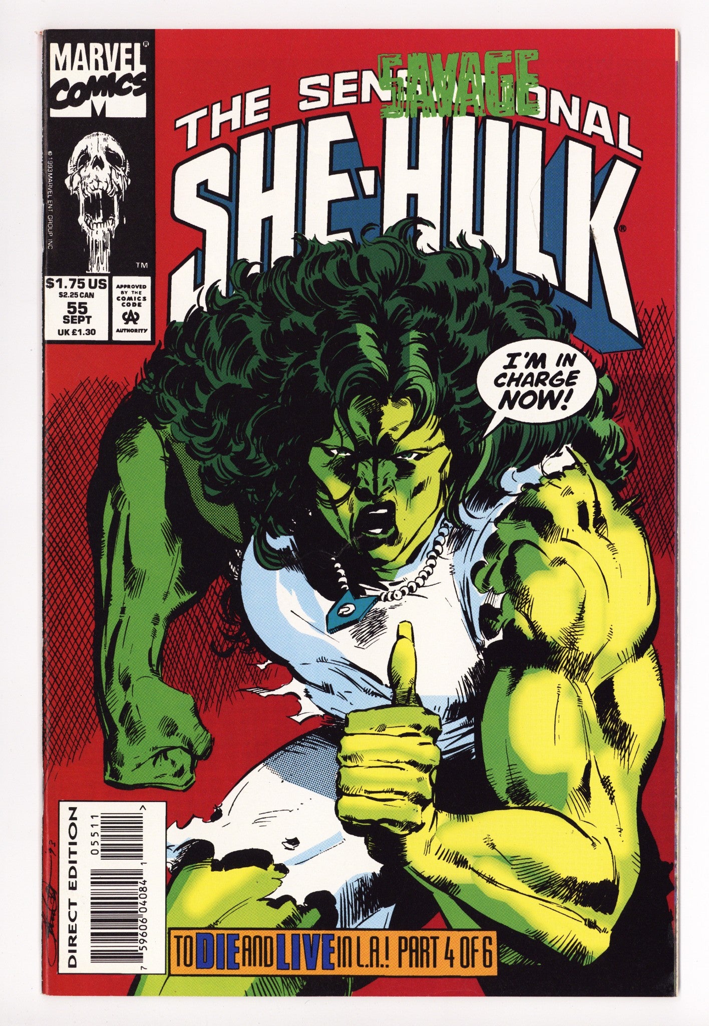 The Sensational She-Hulk 55 VF+ (8.5) (1993) 