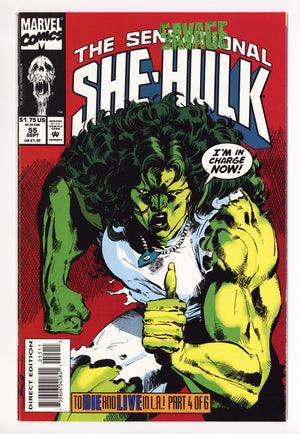 The Sensational She-Hulk 55 VF+ (8.5) (1993) 