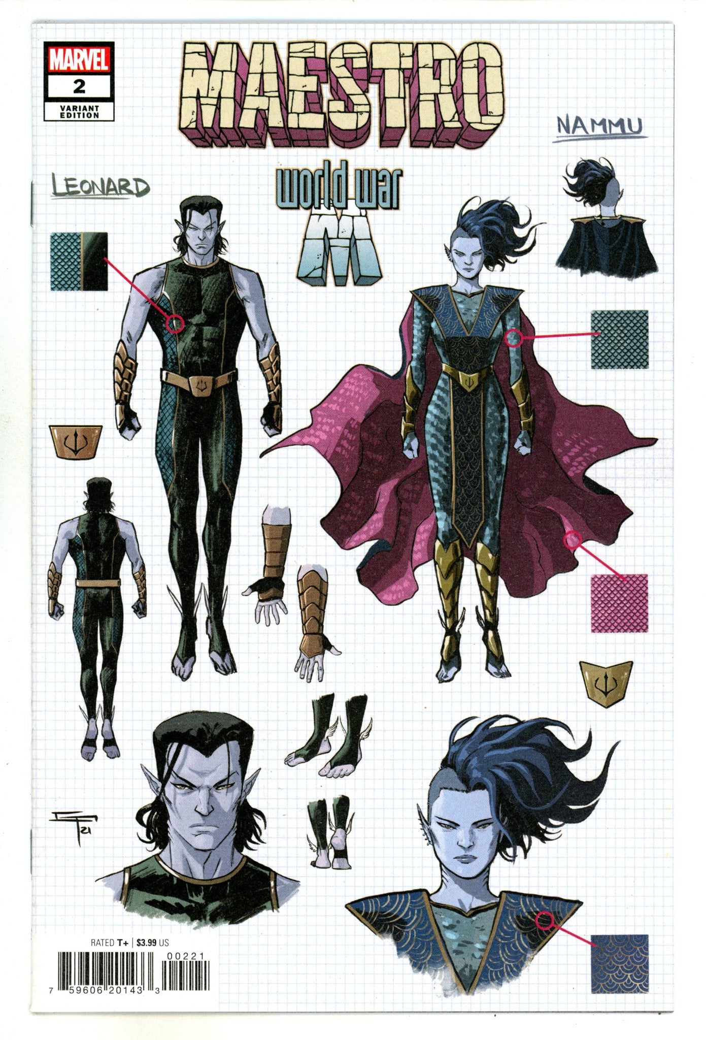 Maestro: World War M 2 High Grade (2022) Peralta Design Incentive Variant 