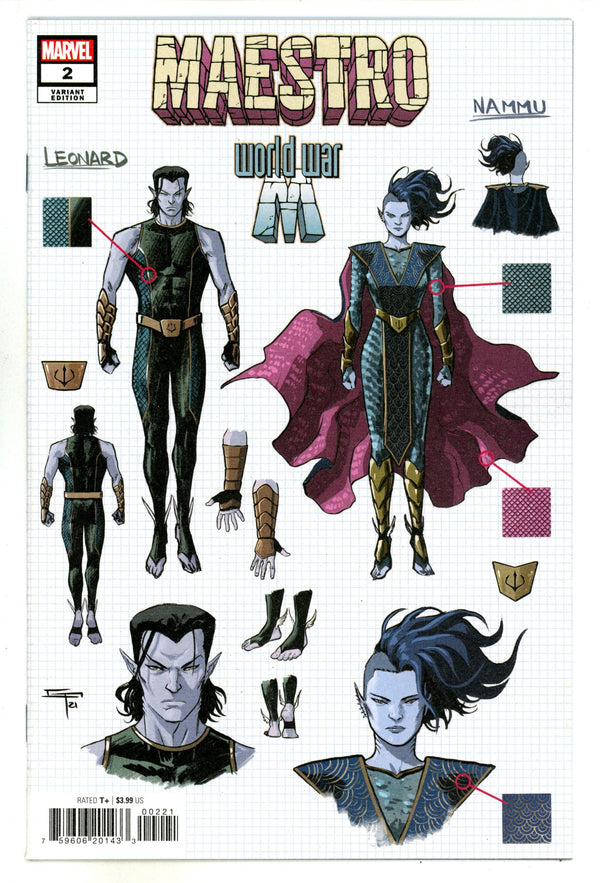 Maestro: World War M 2 High Grade (2022) Peralta Design Incentive Variant