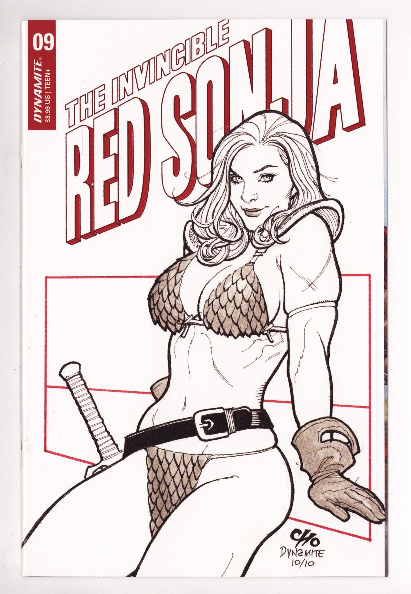 The Invincible Red Sonja   9  High Grade   (2022) Cho     Variant  