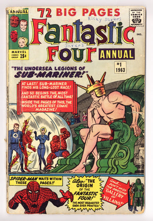 Fantastic Four Annual Vol 1 1 GD- (1.8) (1963) 