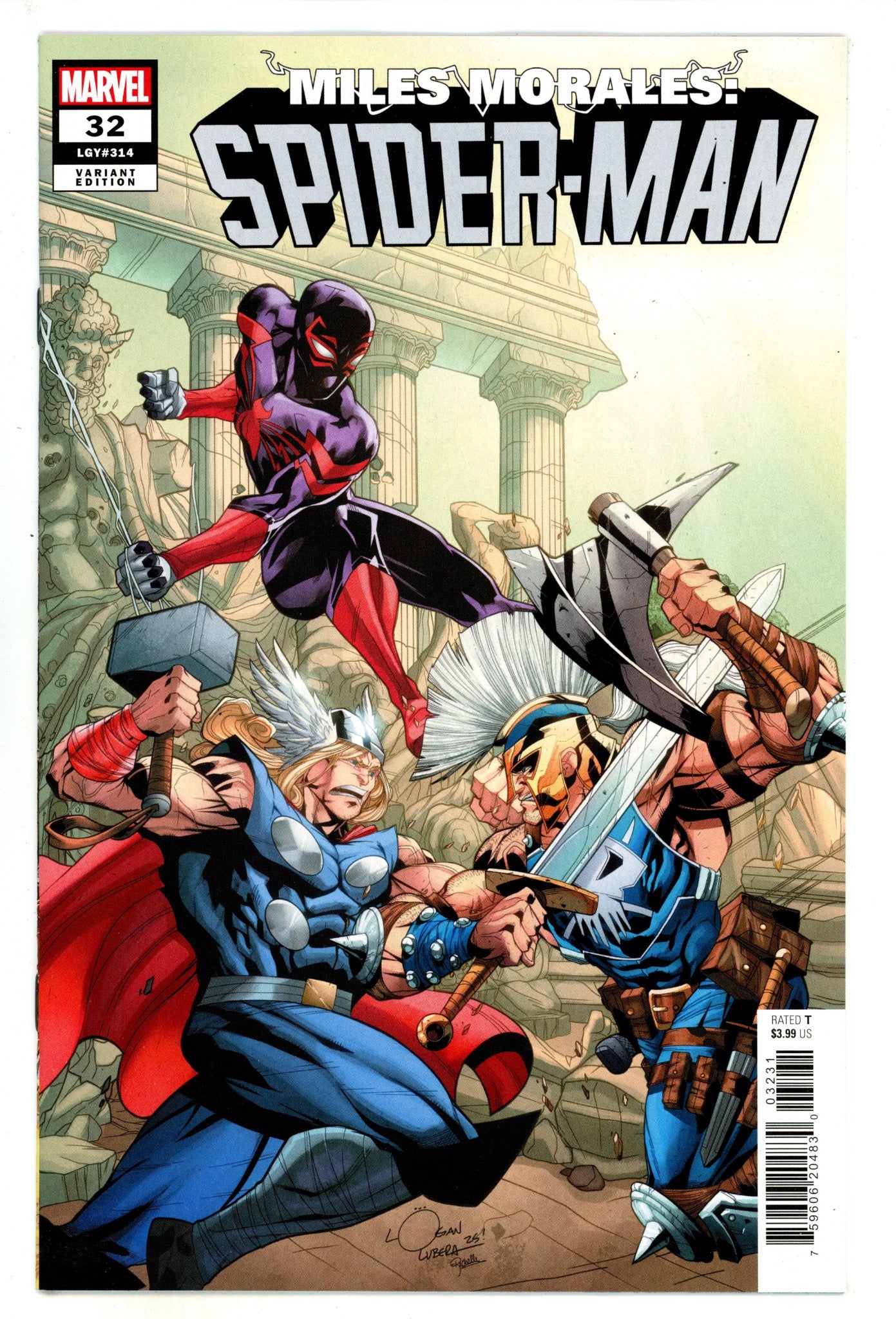 Miles Morales: Spider-Man Vol 2 32 Lubera Connecting Variant (2025)