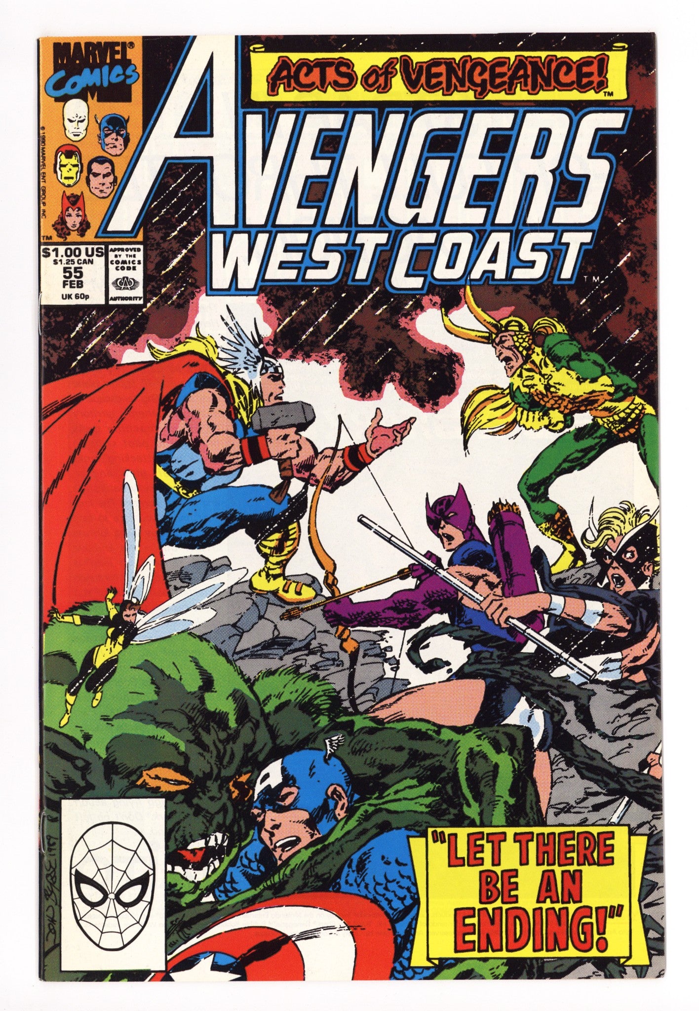 Avengers West Coast Vol 2 55 High Grade (1990) 