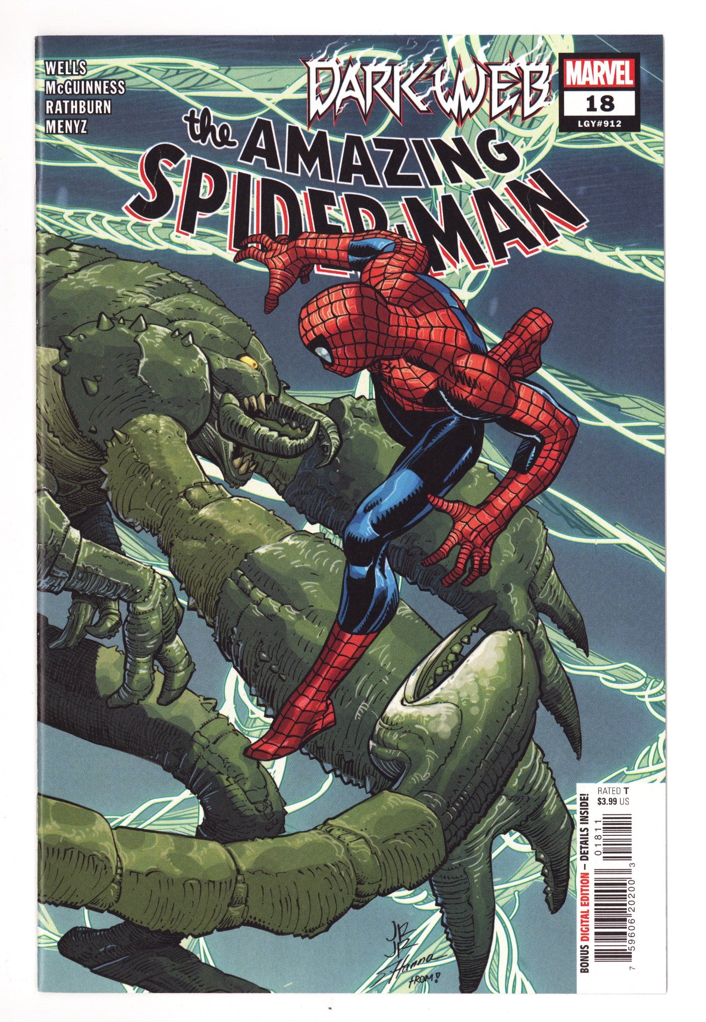 The Amazing Spider-Man Vol 6 18 (912) High Grade (2023) 