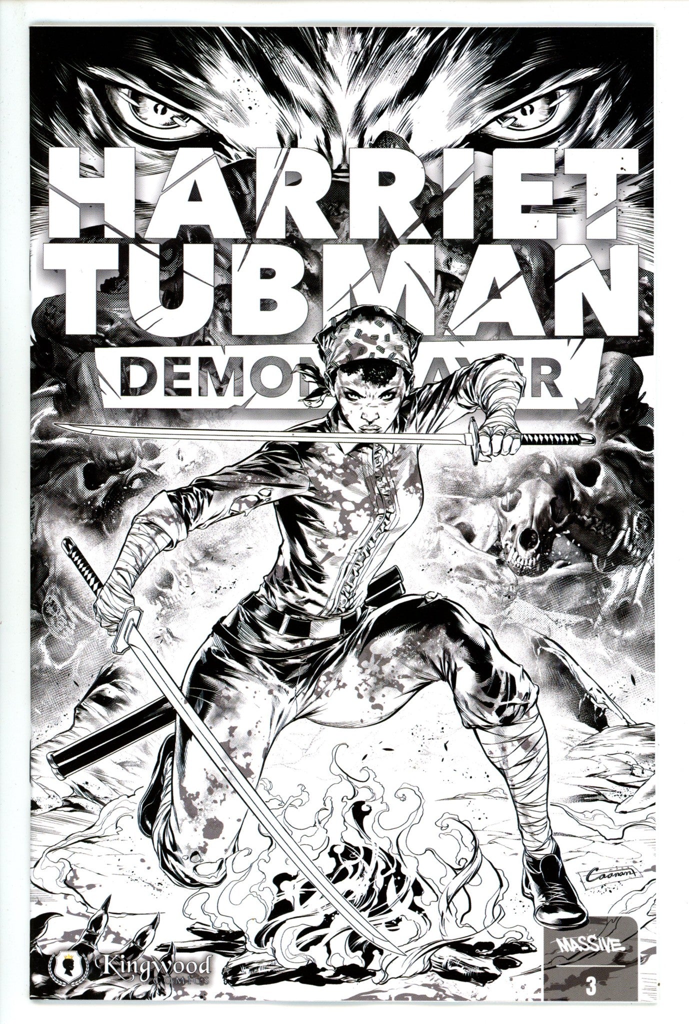 Harriet Tubman Demon Slayer 3 B&W Incentive Variant NM (2023)
