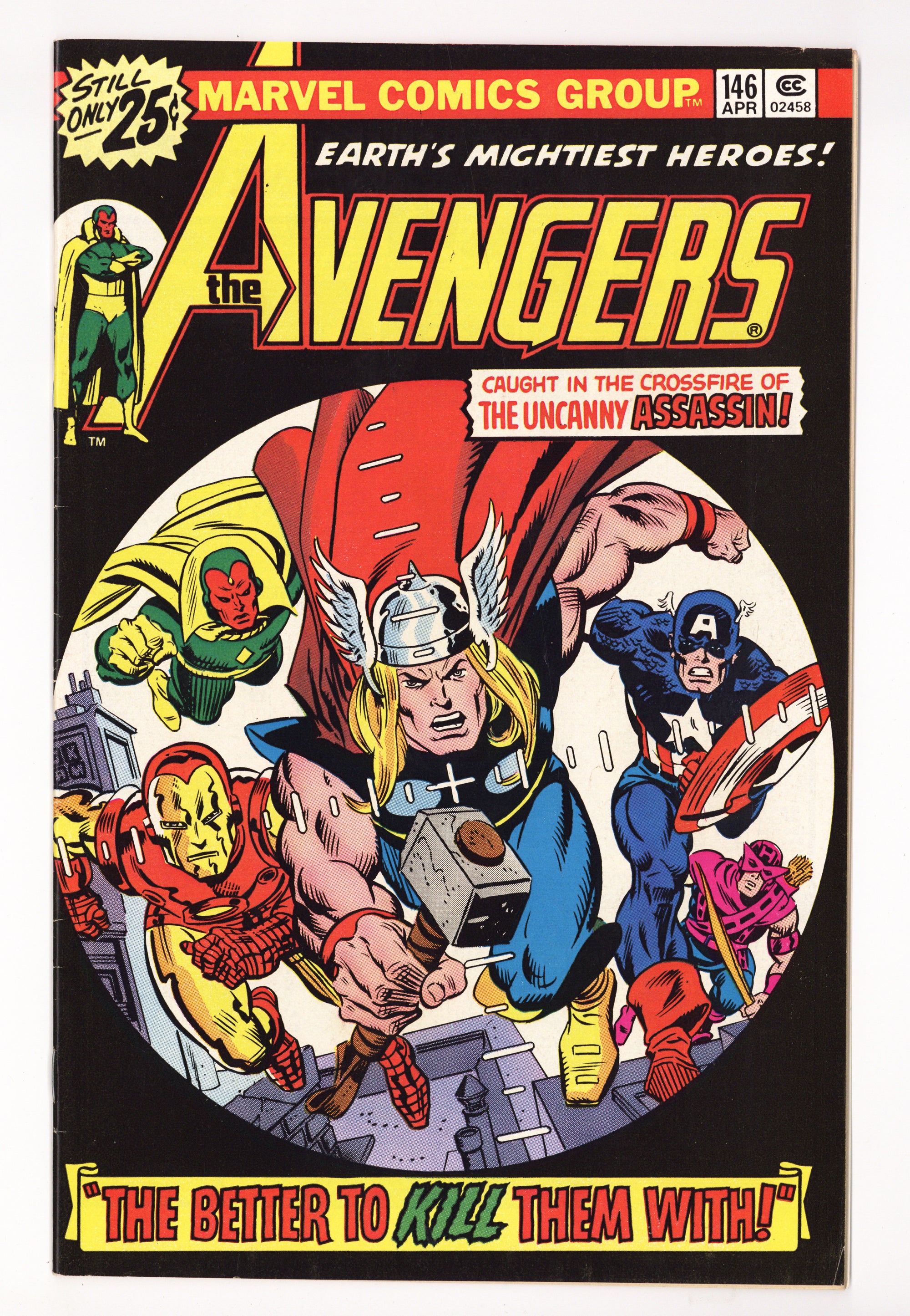 The Avengers Vol 1 146  VF- (7.5)   (1976)        