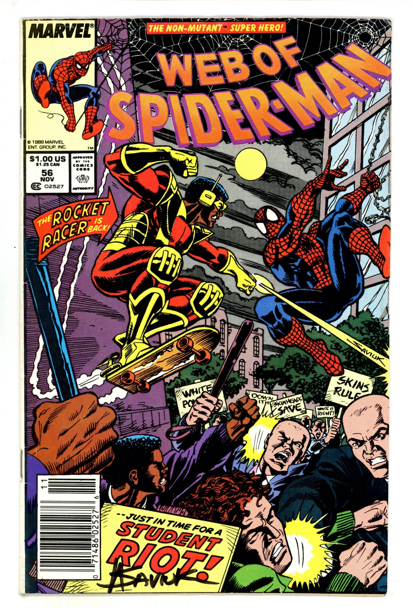 Web of Spider-Man Vol 1 56 Low Grade (1989) Newsstand 
