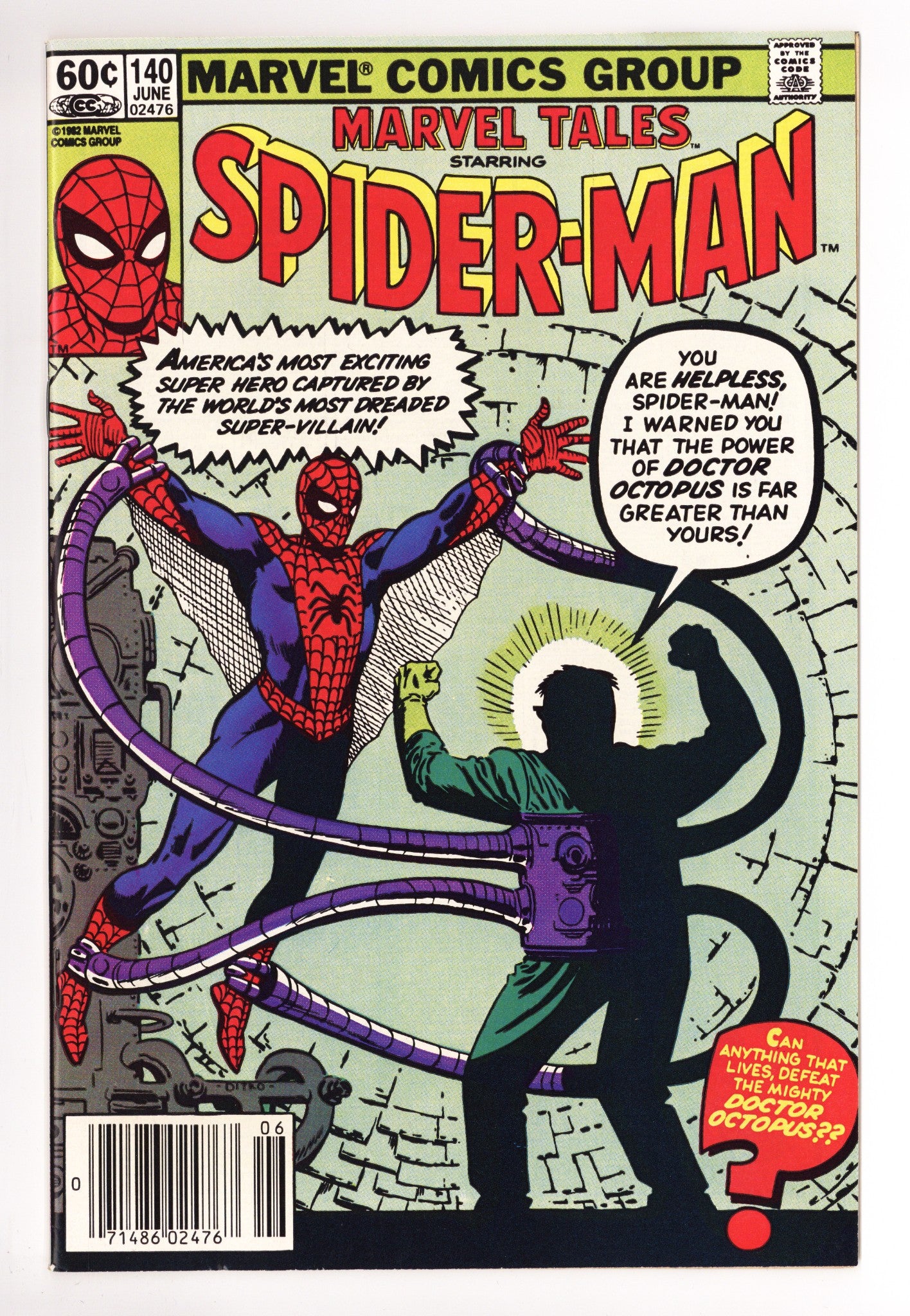 Marvel Tales Vol 2 140 VF/NM (9.0) (1982) Newsstand 