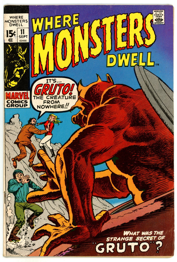 Where Monsters Dwell Vol 1 11 FN- (5.5) (1971)