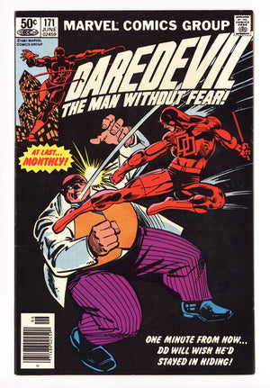 Daredevil Vol 1 171 FN/VF (7.0) (1981) Newsstand 