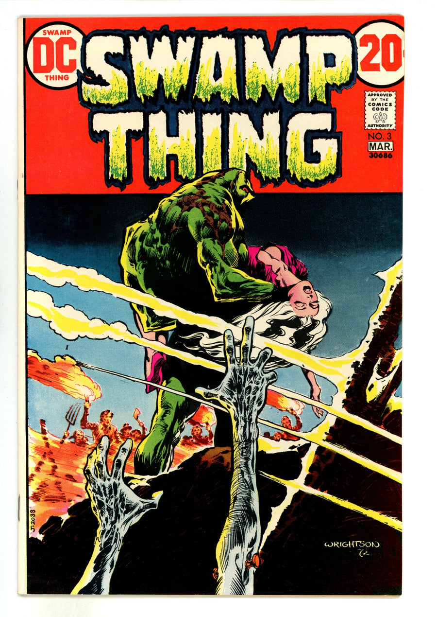 Swamp Thing Vol 1 3 VF (8.0) (1973) 