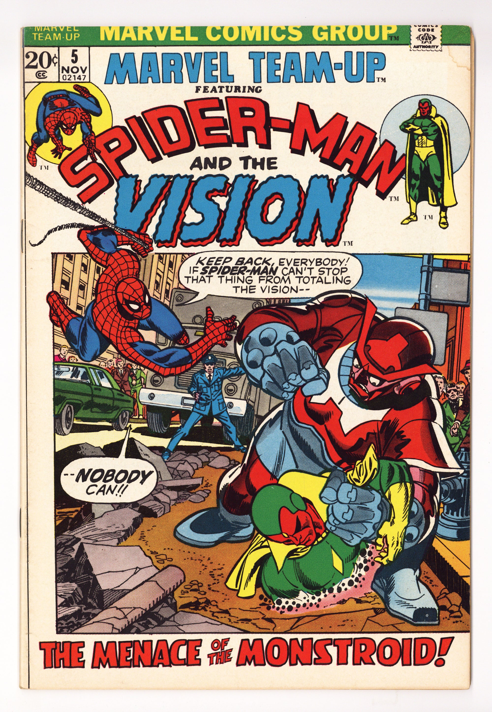 Marvel Team-Up Vol 1 5  FN- (5.5)   (1972)        