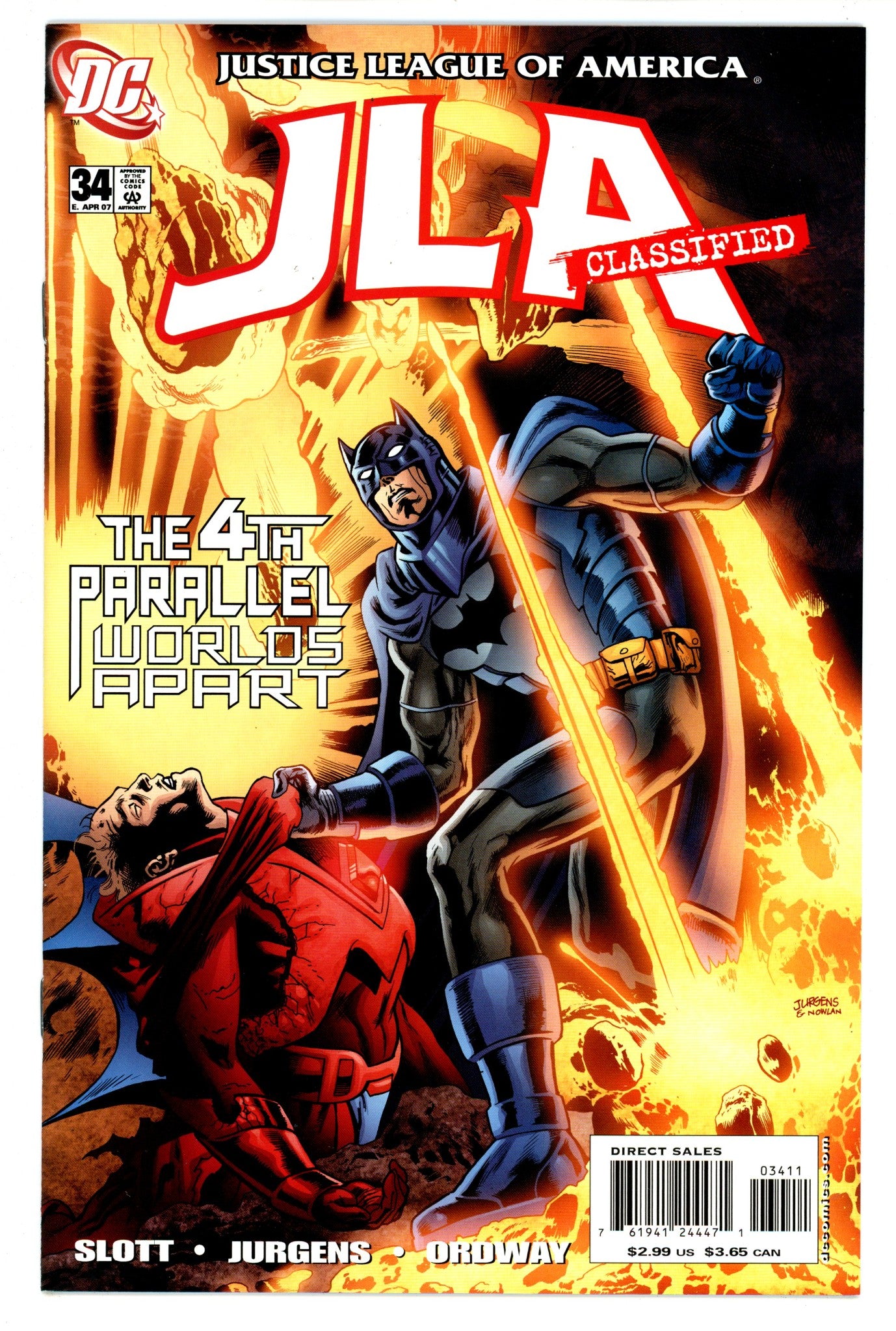 JLA: Classified  34  High Grade  (2007)   