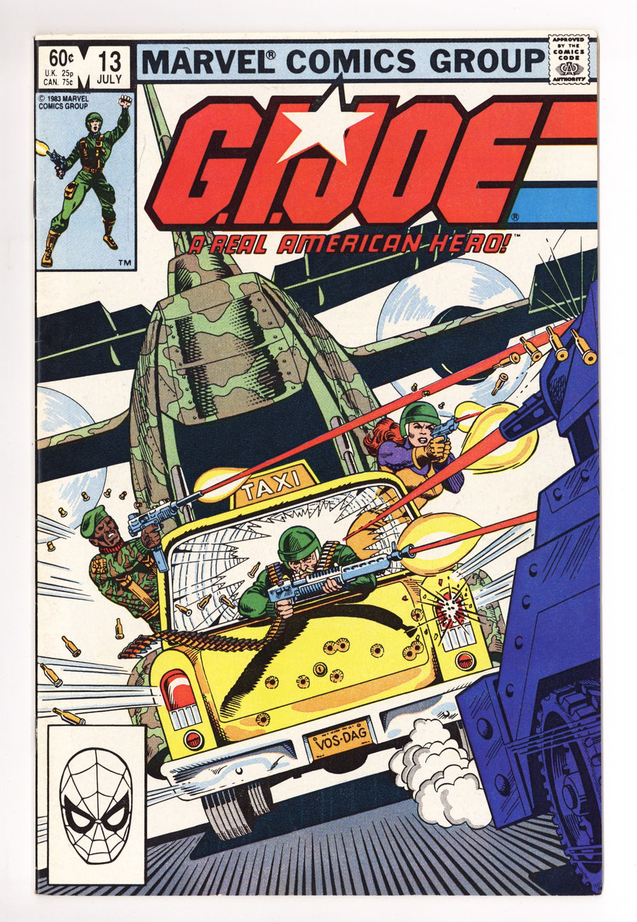 G.I. Joe, A Real American Hero 13 FN/VF (7.0) (1983) 