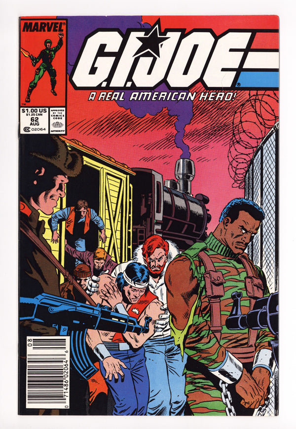 G.I. Joe, A Real American Hero 62 High Grade (1987) Newsstand