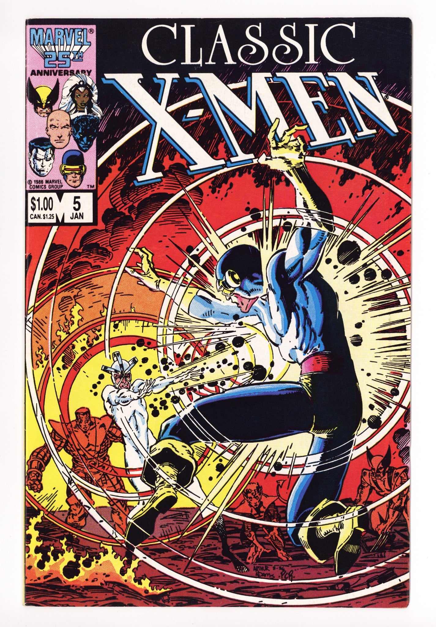 Classic X-Men 5 Mid Grade (1987) 