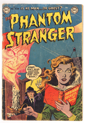 The Phantom Stranger Vol 1 4 FR (1.0) Cover & 1st Page Detached (1953)