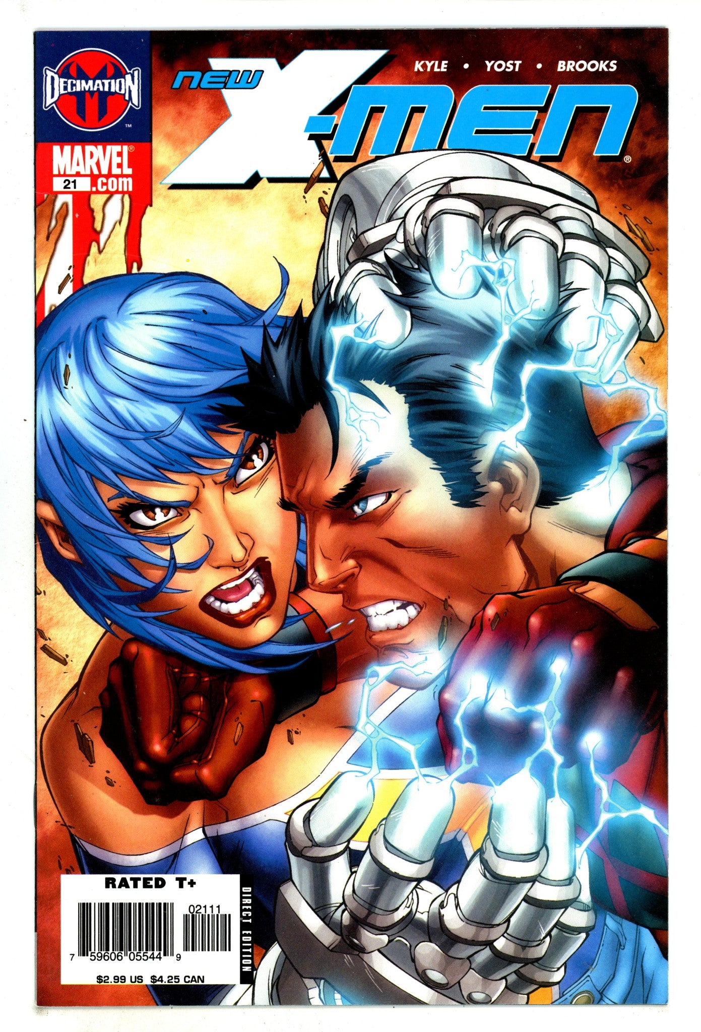 New X-Men 21 Mid Grade (2006) 