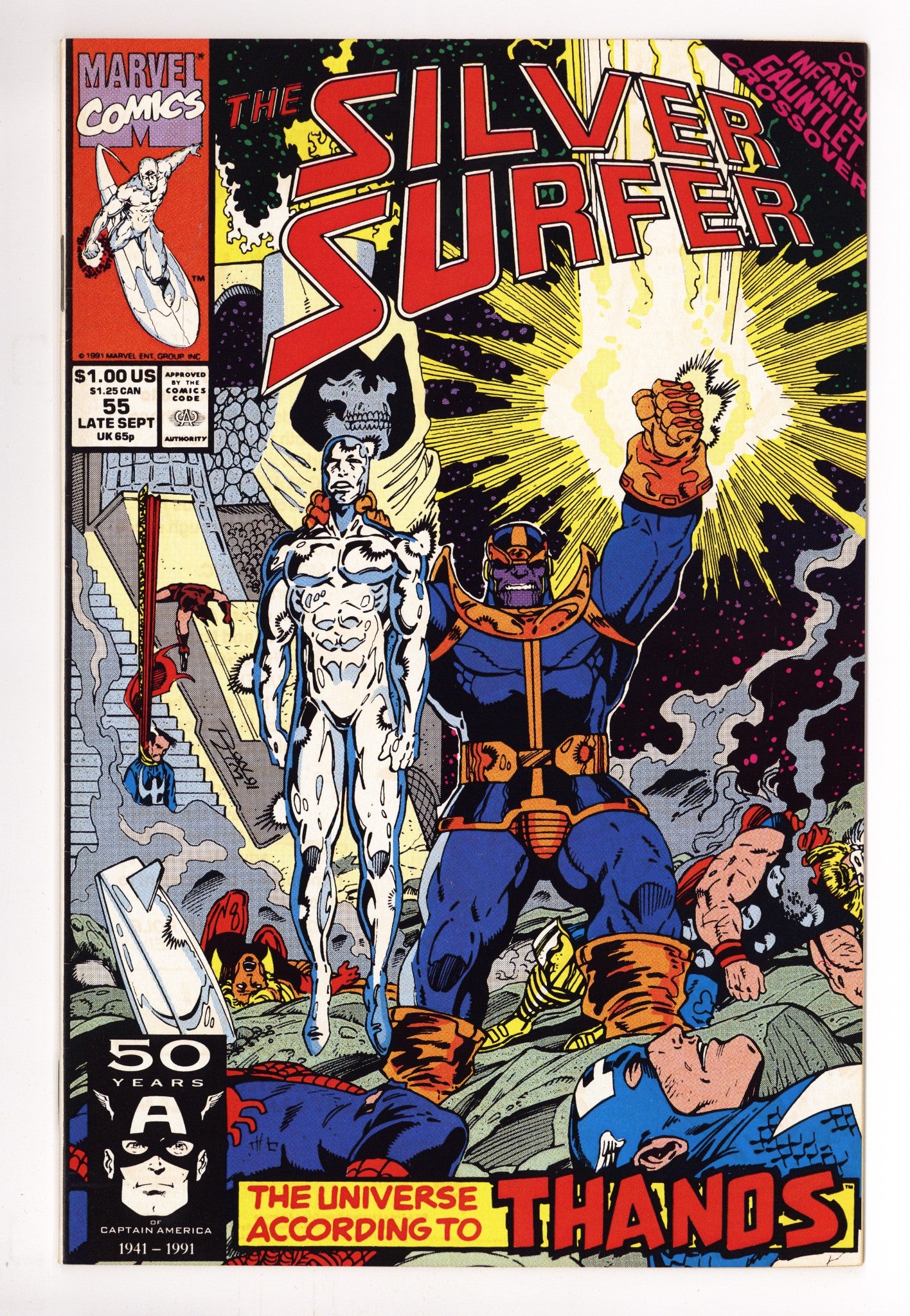Silver Surfer Vol 3 55 Mid Grade (1991) 