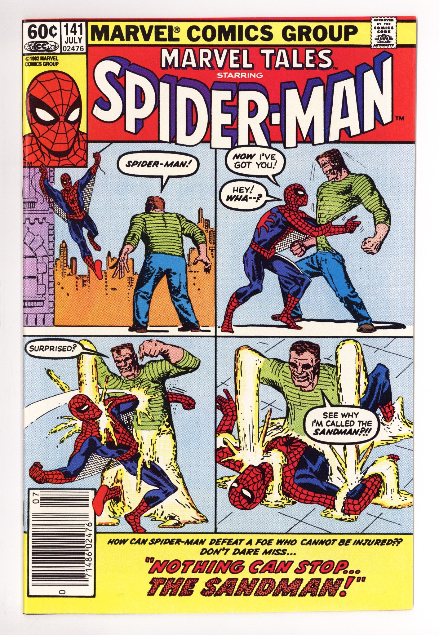 Marvel Tales Vol 2 141 VF+ (8.5) (1982) Newsstand 