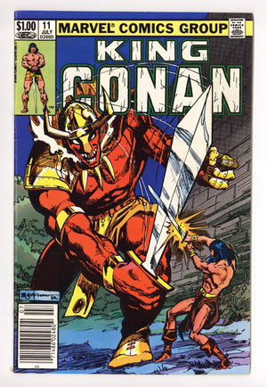 King Conan 11 Mid Grade (1982) Newsstand