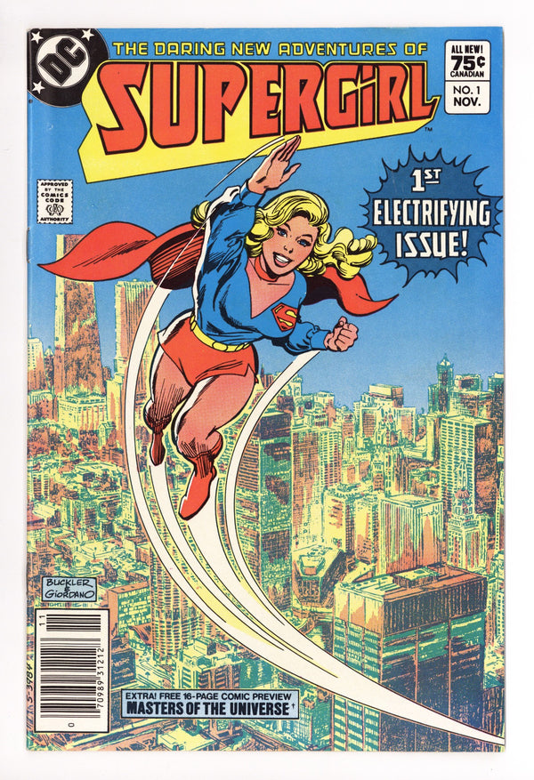 The Daring New Adventures of Supergirl 1 FN/VF (7.0) (1982) Canadian Price Variant