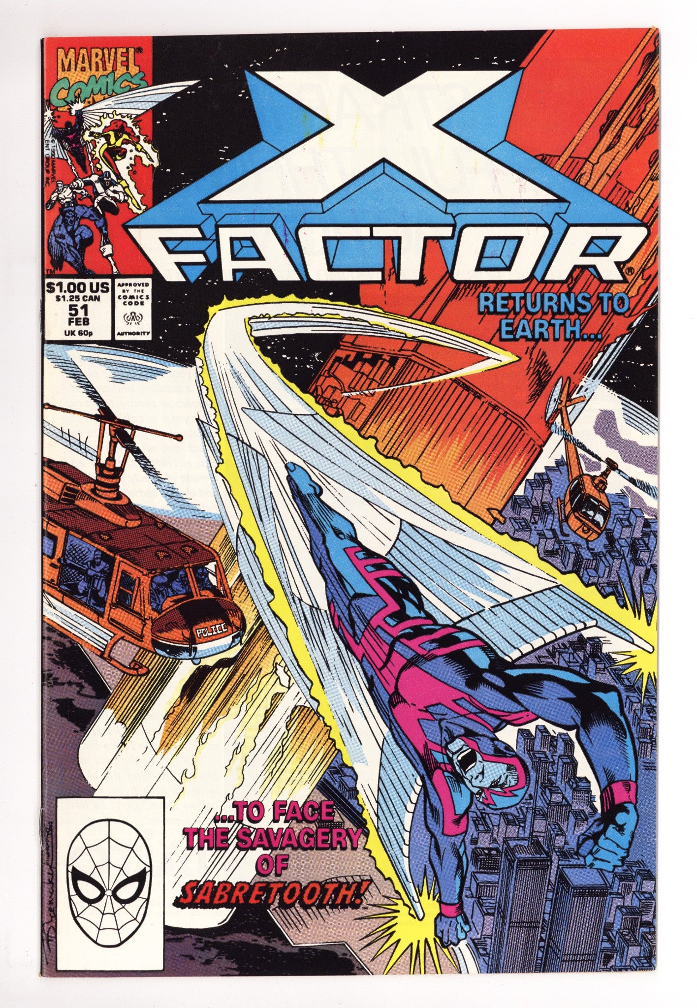 X-Factor Vol 1 51 High Grade (1990) 