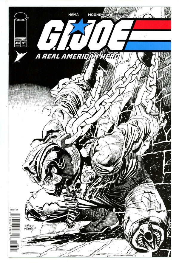 G.I. Joe A Real American Hero 315 Kubert B&W Variant (2025)