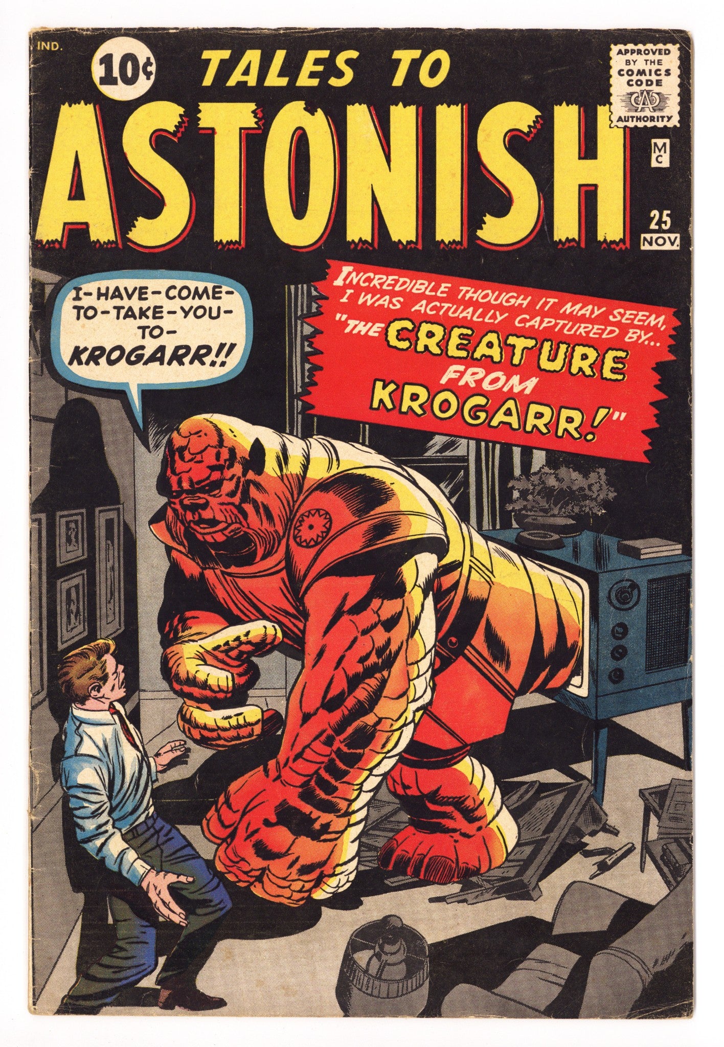 Tales to Astonish Vol 1 25 FN- (5.5) (1961) 
