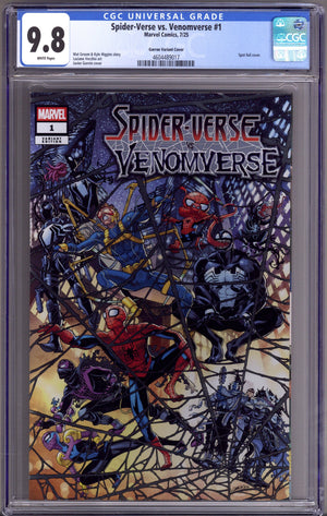 Spider-Verse vs. Venomverse 1 CGC 9.8 (NM/M) (2025) Garron Foil Variant