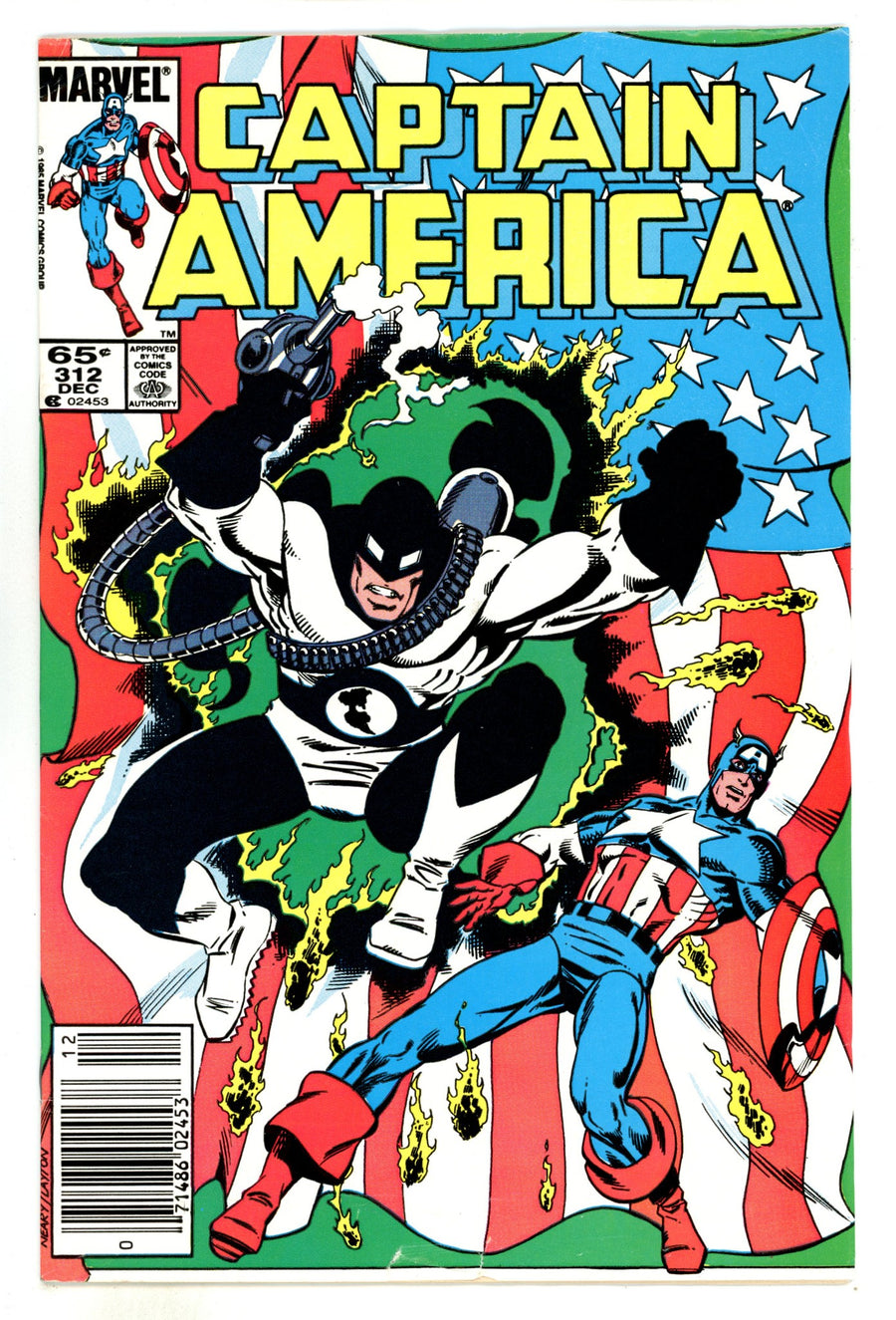 Captain America Vol 1 312  VG (4.0)  (1985)  Newsstand  