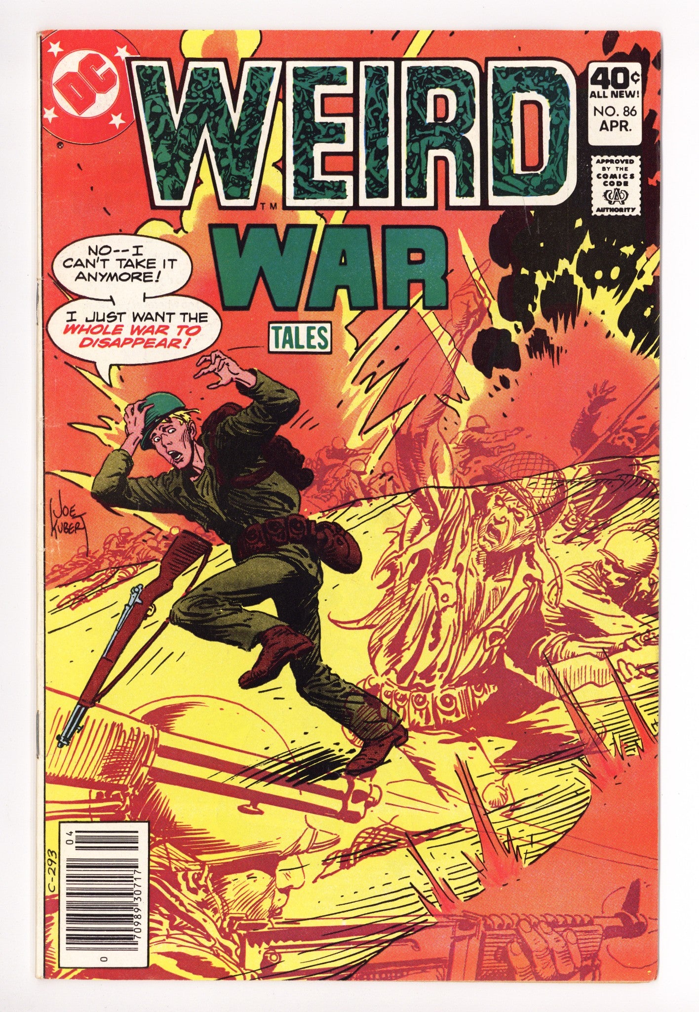 Weird War Tales Vol 1 86 VG+ (4.5) (1980) 