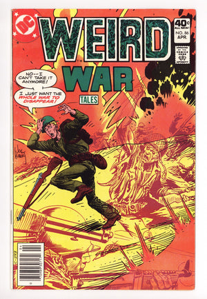 Weird War Tales Vol 1 86 VG+ (4.5) (1980)