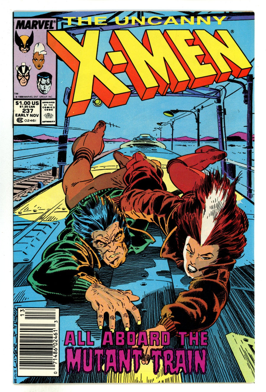 The Uncanny X-Men Vol 1 237  Mid Grade   (1988)   Newsstand