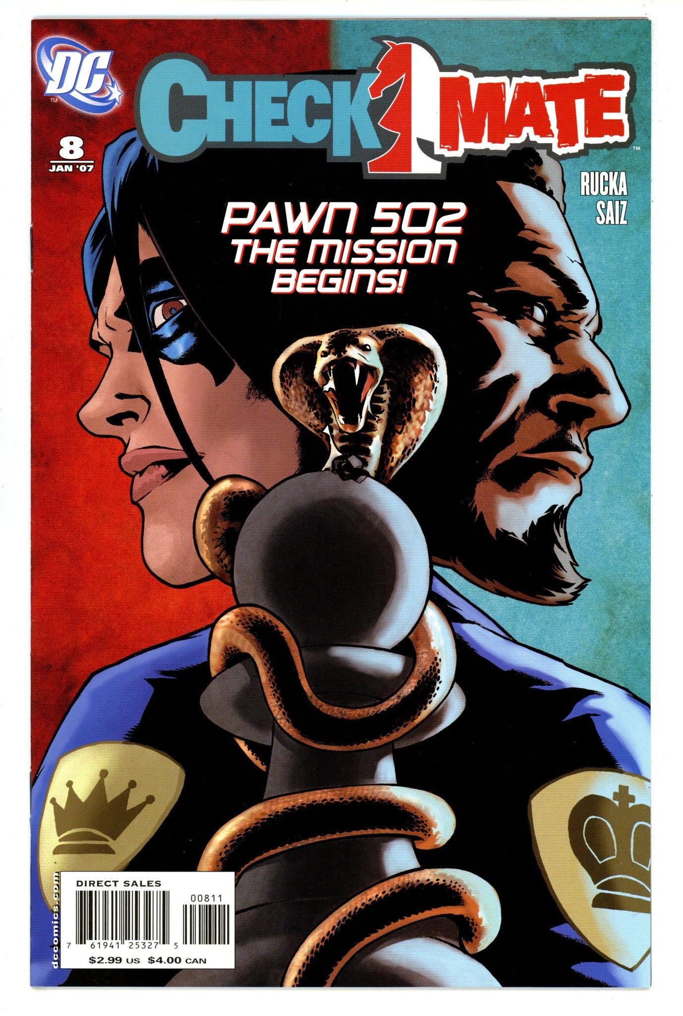 Checkmate Vol 2 8  High Grade  (2007)   