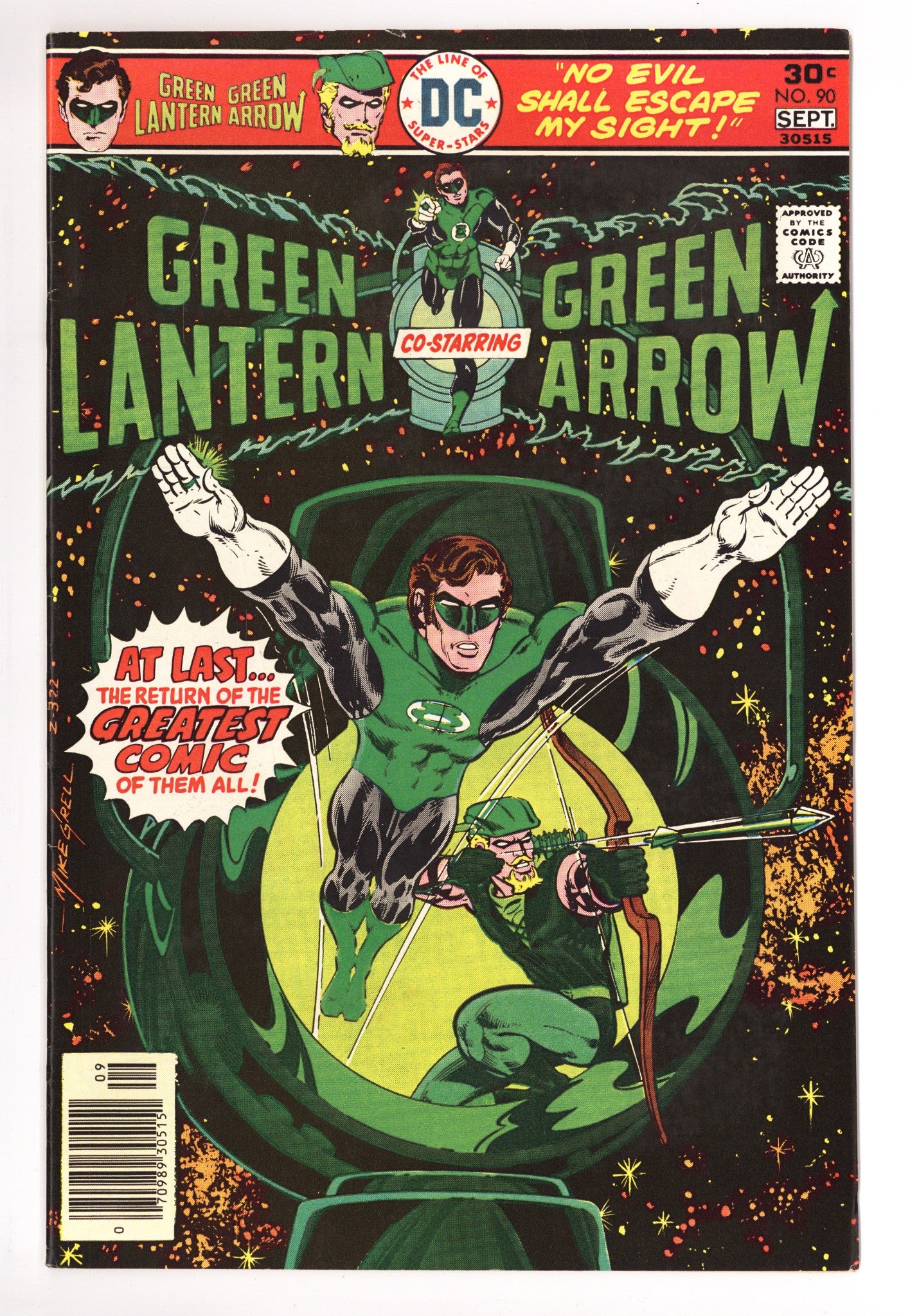 Green Lantern Vol 2 90 VF+ (8.5) (1976) 