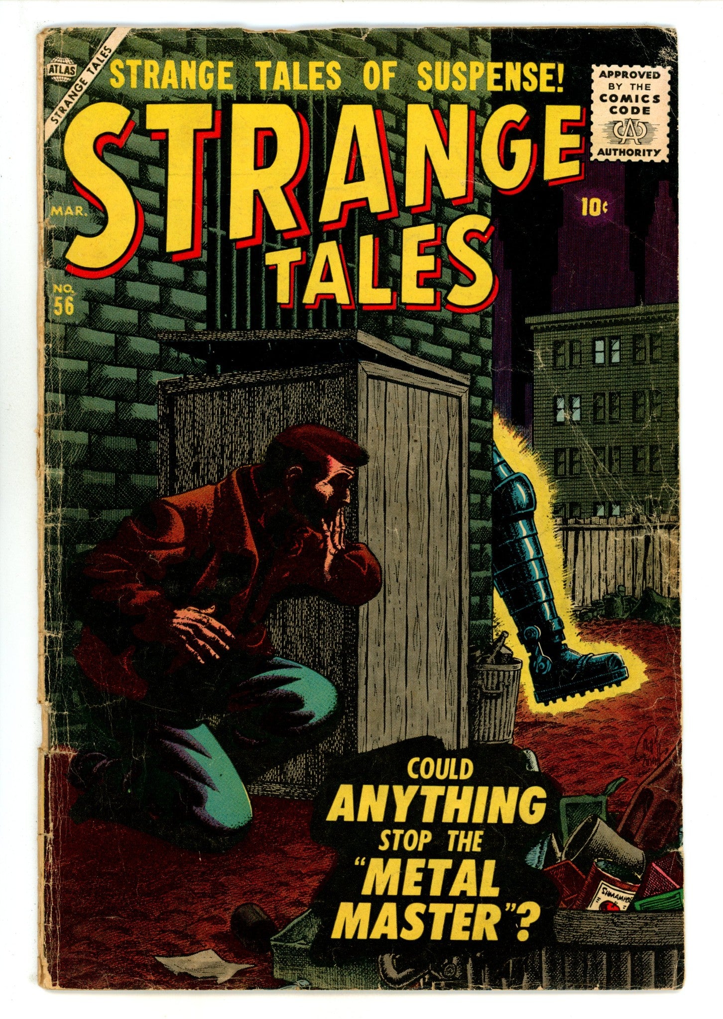 Strange Tales Vol 1 56 VG- (3.5) (1957) 