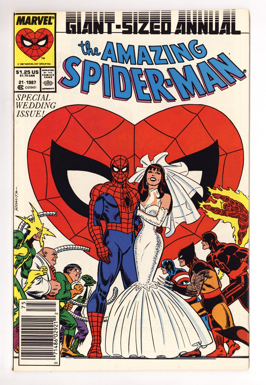 The Amazing Spider-Man Annual Vol 1 21 FN/VF (7.0) (1987) Newsstand 